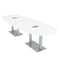 Skutchi Designs 45 in W, 144 in L, 29 in H, Engineered Wood Top, White HAR-BOVL-46X143-DOU-ELEC-XD09 - alternate 1